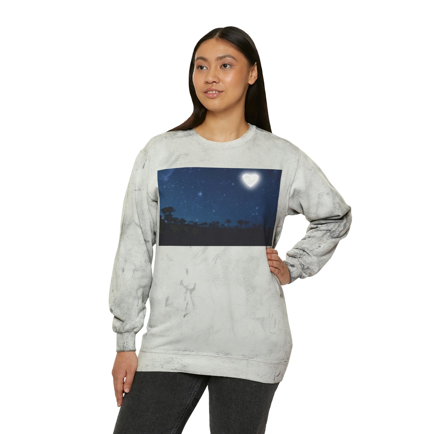 Unisex Color Blast Crewneck Sweatshirt