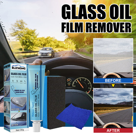 Car Windshield Glass Decontamination Rainproof Oil Film Remover